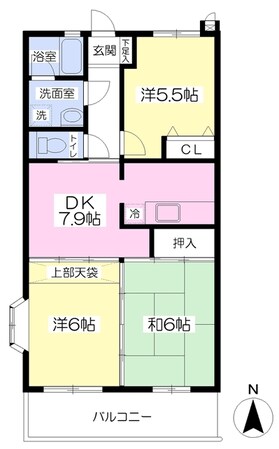 エクセレントソシアの物件間取画像